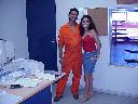 Maristela Torres (Sunny Smile ) - With my friend Wellington Mota in Slickline office - Macae