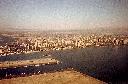 Bernd Herold - 1986, Abu Dhabi. Corniche in the foreground.